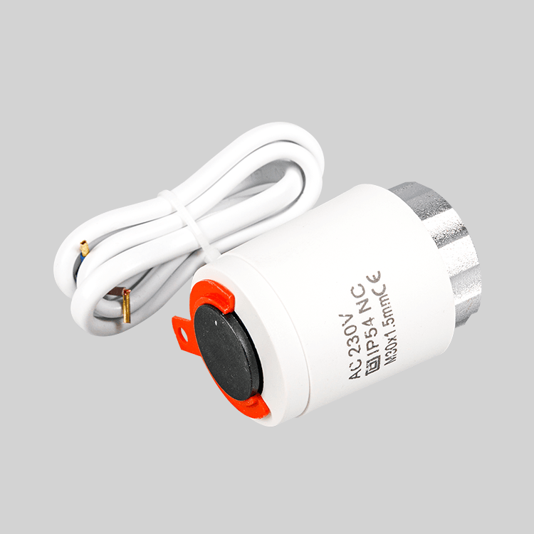 How do you ensure compatibility between the electric heating actuator and the heating system's control system?
