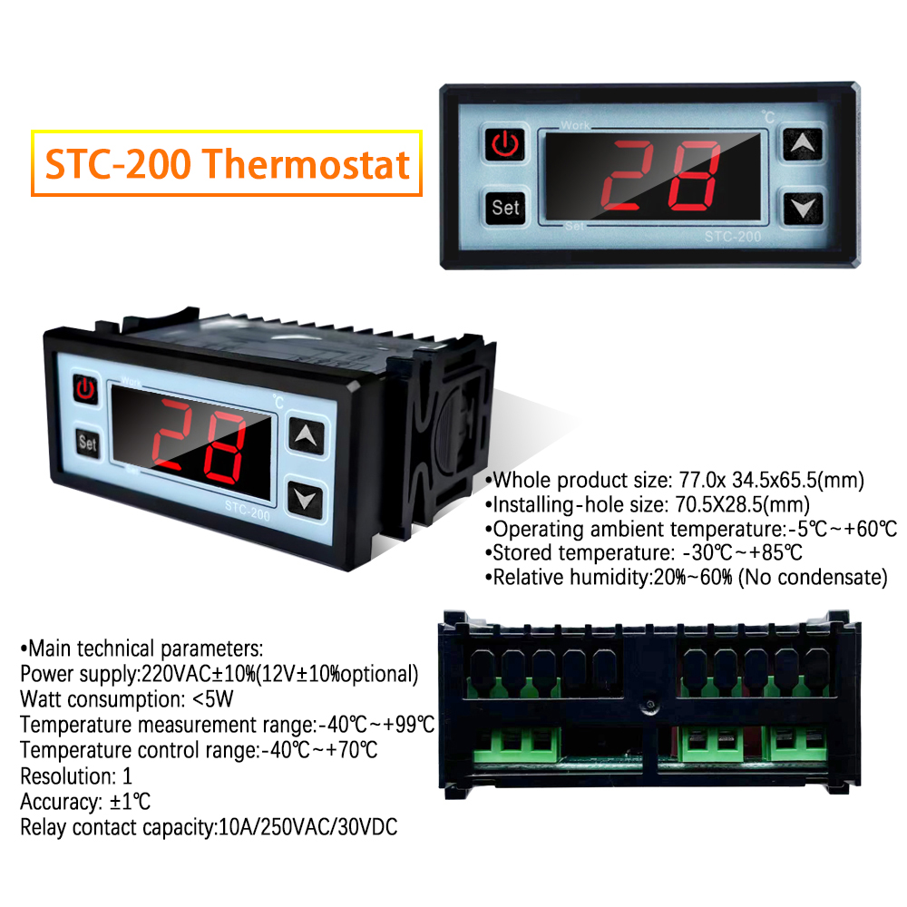Wholesale STC-200 temperature calibration refrigerator temperature ...