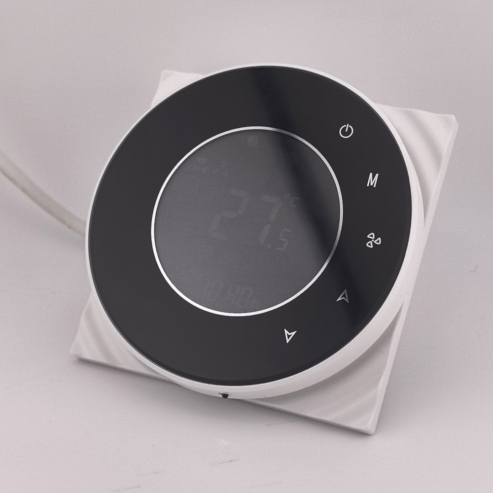 Smart Thermostat Round Shape - Smart Wi-Fi Thermostat - Touch Screen Temperature Controller - 24V - Works with Alexa & Google