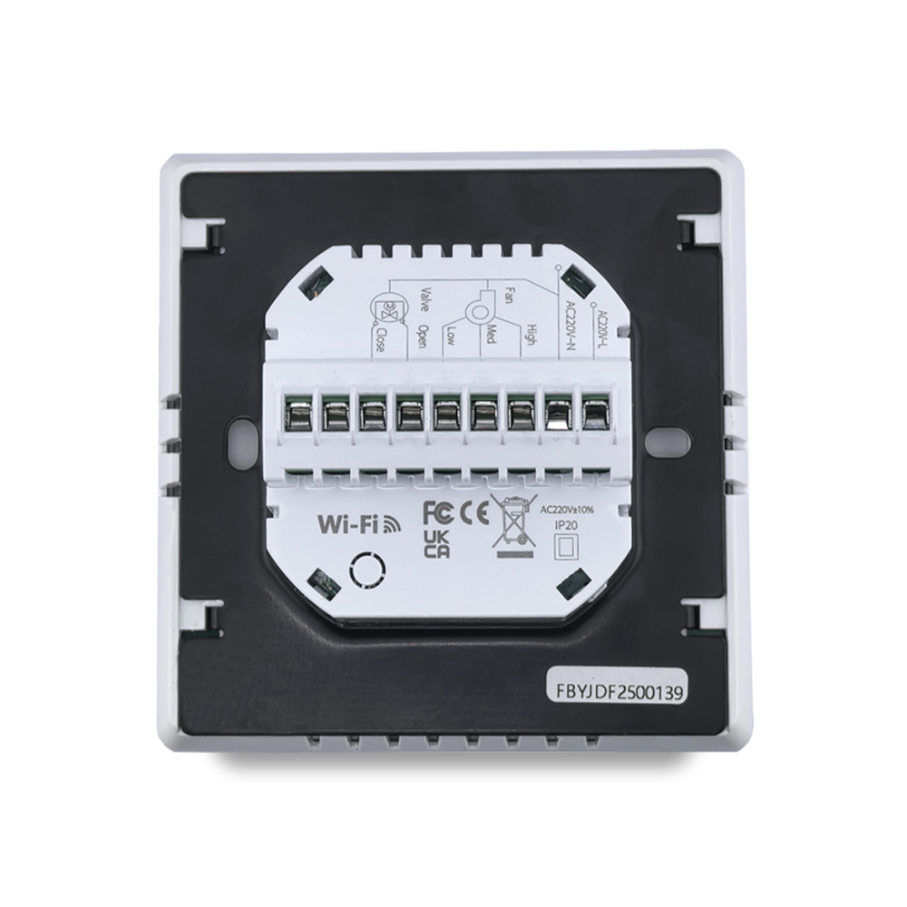 Smart Wifi Thermostat - 2 pipes Air Conditioning Thermostat Temperature Controller, Room Smart Thermostat, Remote, Voice Control AC Control