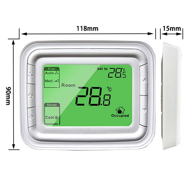  Fan Coil On/Off Thermostat, with Remote Sensor and Remote Setback Inputs