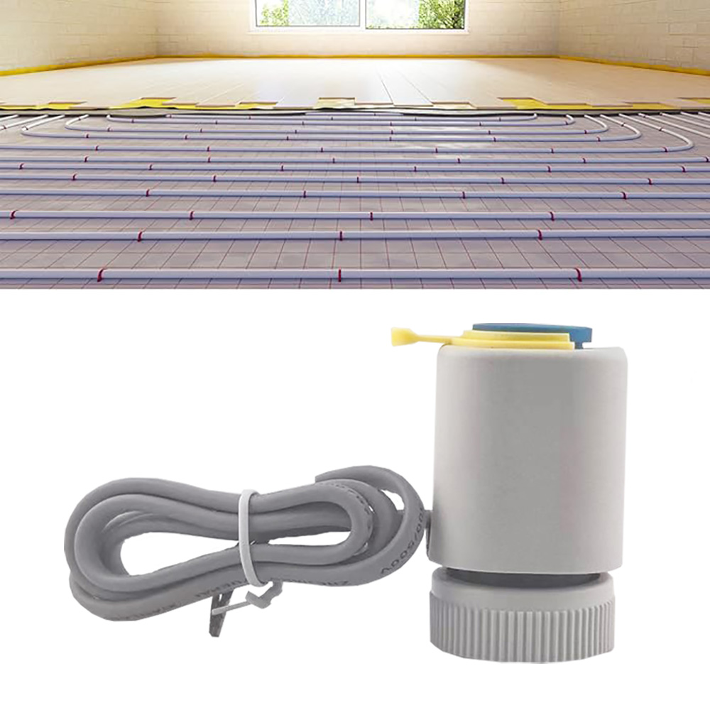 Actuator 230v Water Underfloor Heating Manifold, Precise Temperature Control Electric Actuator Valve(Normally Open)