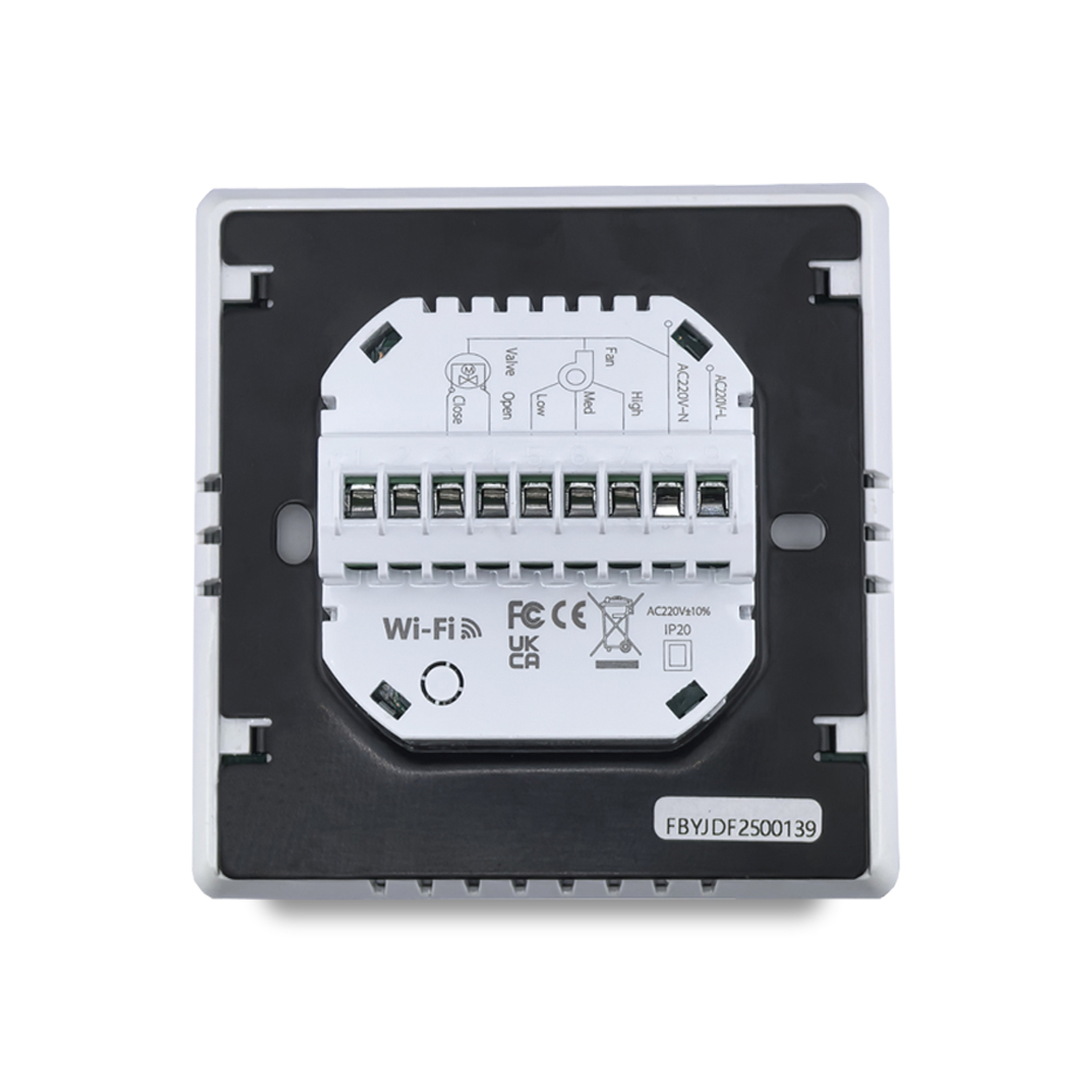 WiFi Smart Touch Thermostat Temperature Controller For  Central Air Conditioner 3 Speed Fan Coil Unit Control