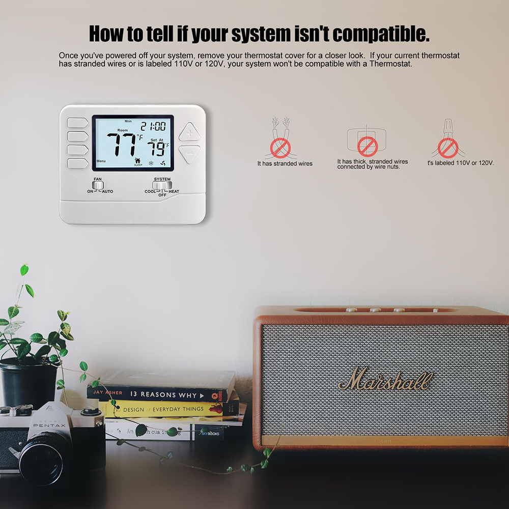 Intelligent Room Thermostat Digital Programmable Temperature Controller for Air Conditioner