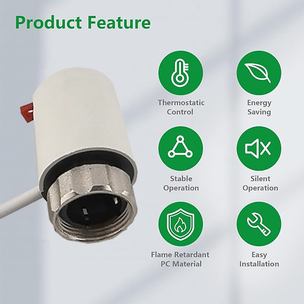 Actuators, Thermoelectric Actuator,Underfloor Actuator,Electric Thermal Actuator,Actuator for underfloor heating 230 V,Water Underfloor Heating Actuator
